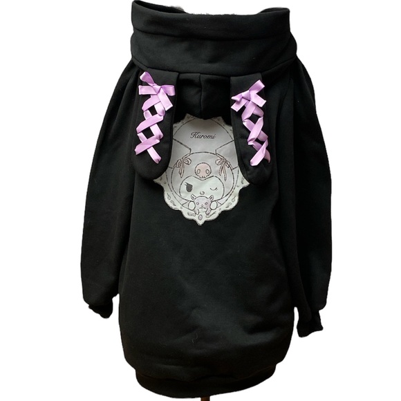 Sanrio Sweaters - Kuromi Hoodie with ears